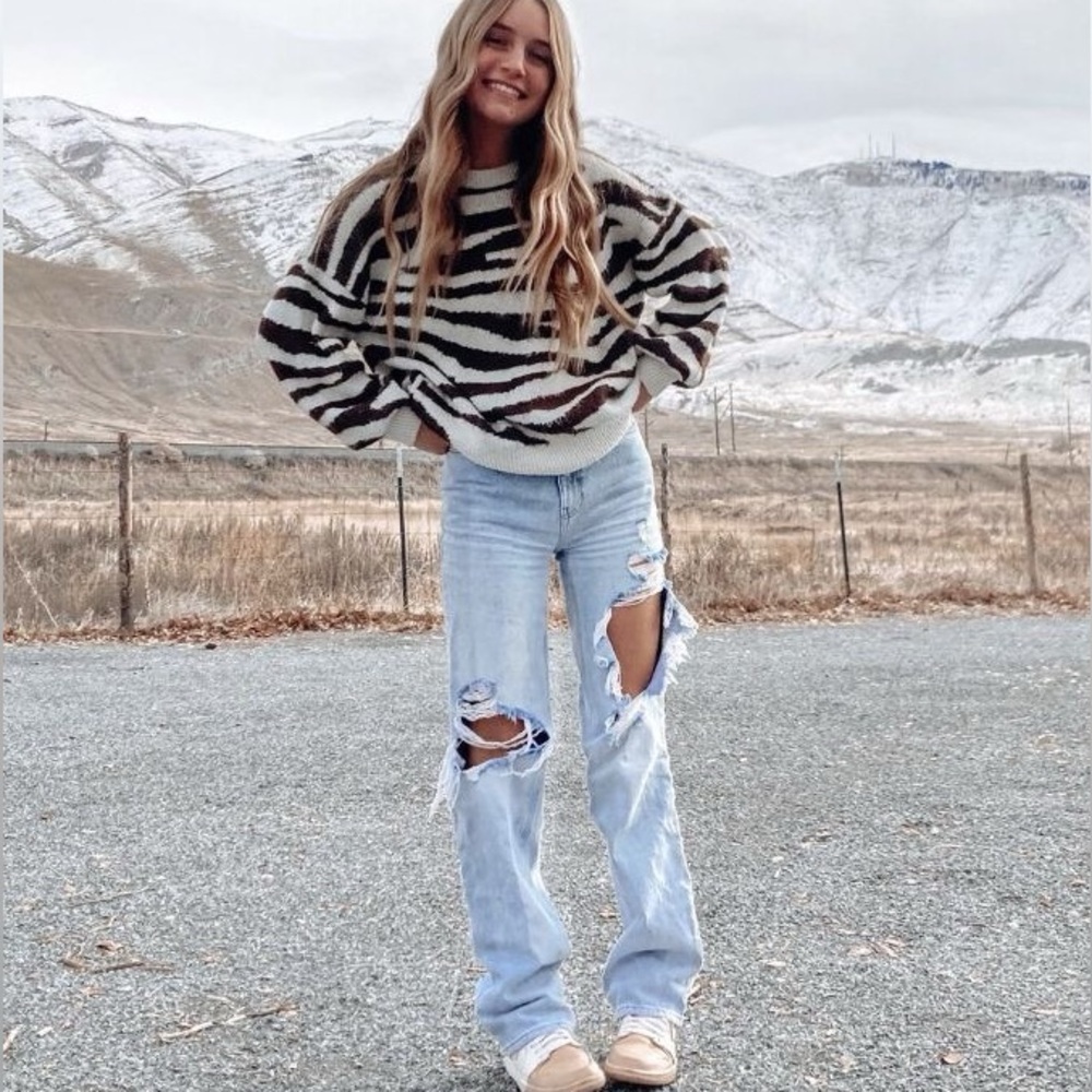 2 LEFT! ✨Animal Print Cozy Sweater